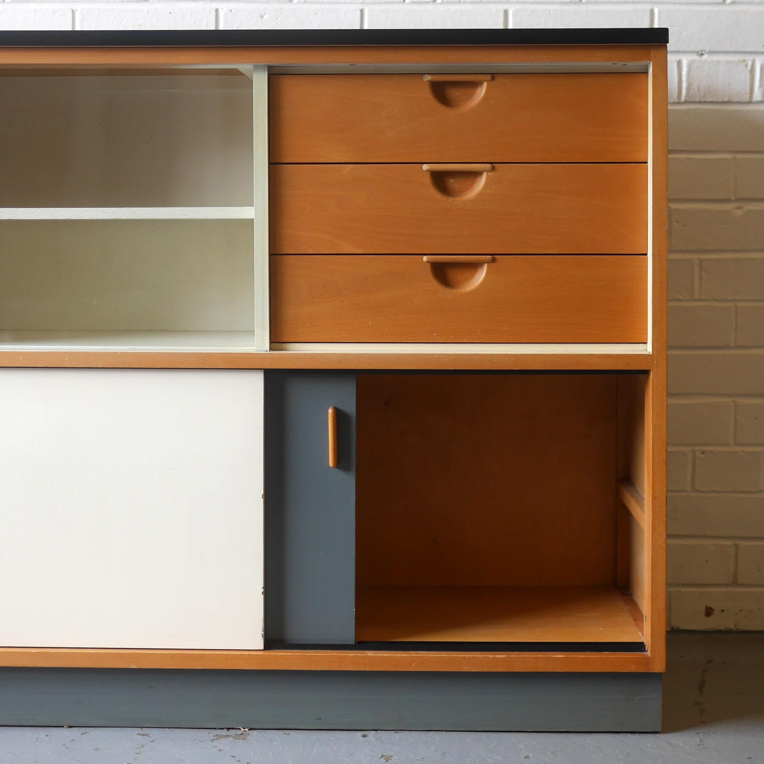 Glass Trimma Cabinet by Frank Guille for Kandya Ltd, circa 1954