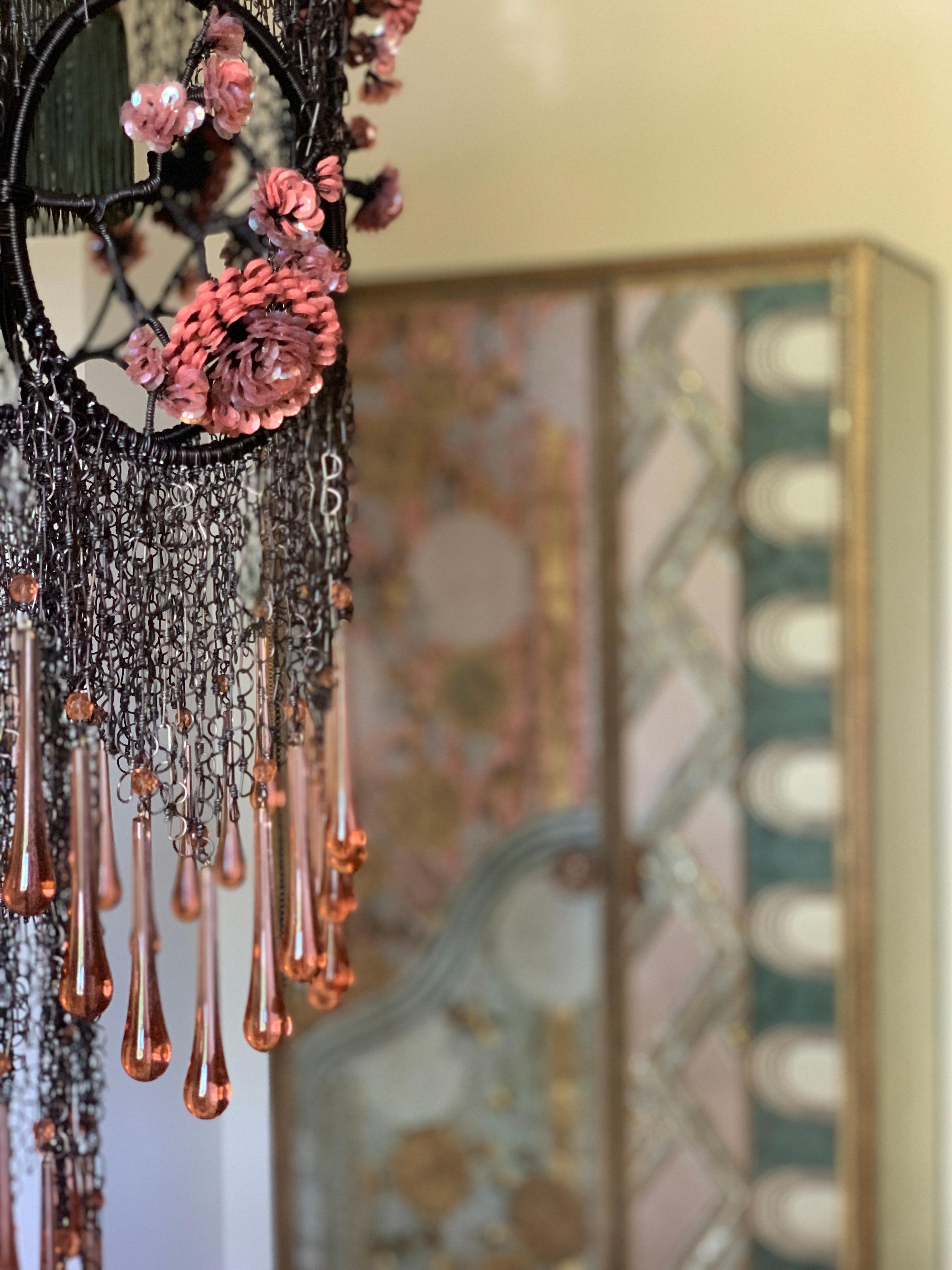 Italian Trina Chandelier by Valentina Giovando For Sale