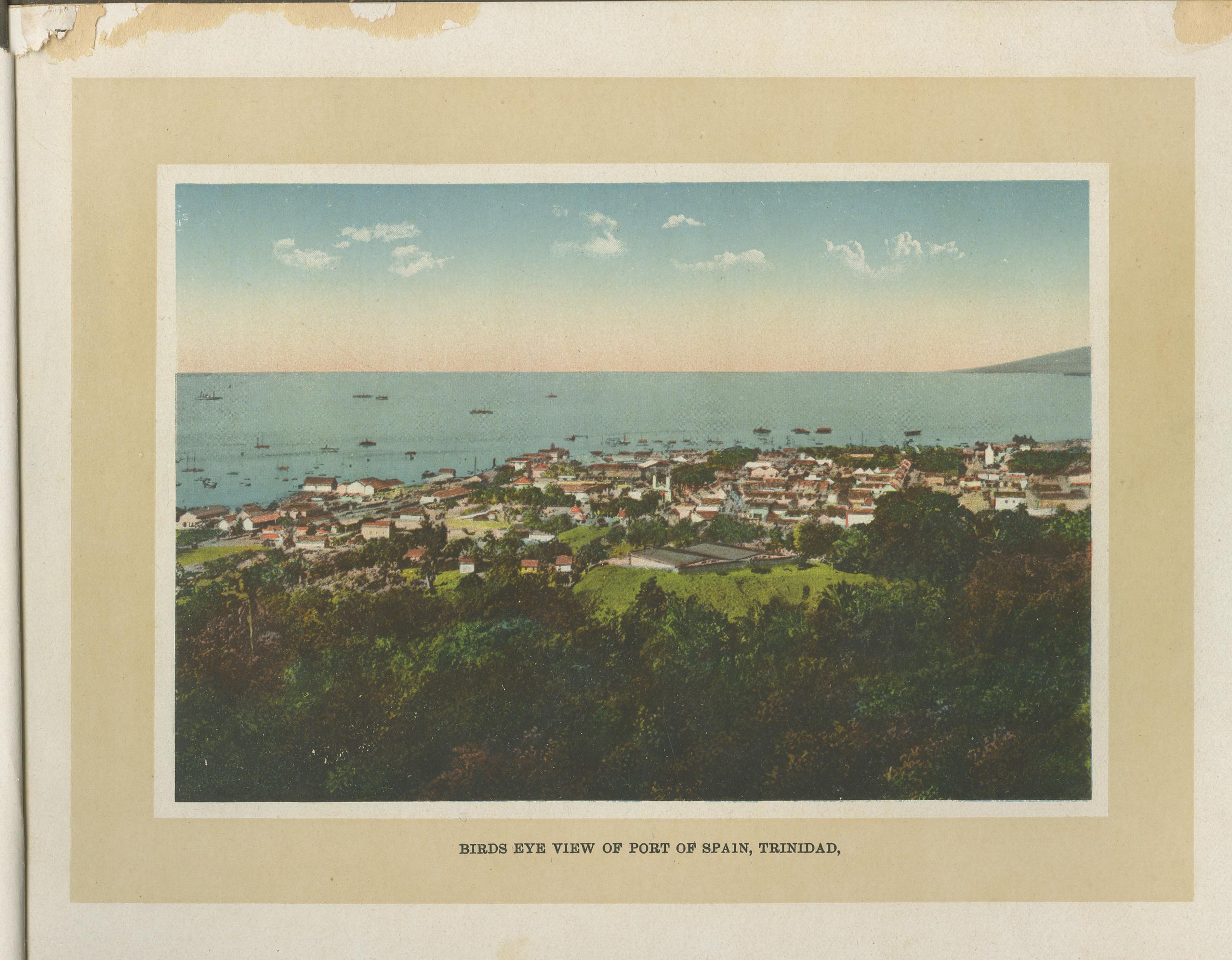 20th Century Trinidad, 24 Color Photographs of Port of Spain-Tobago & Island Scenery, c 1930