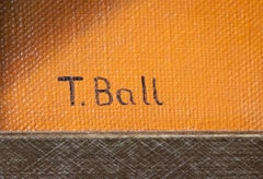 Still Life with Apples, Oil on Canvas, Contemporary, 2005, Framed