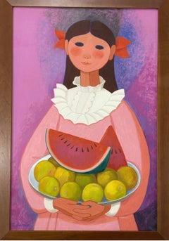 “Girl with fruit”