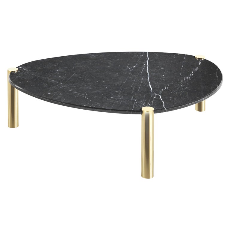 21st Century Trinidad Side Table with Marble by Roberto Cavalli Home