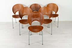 Trinidad Teak Dining Chairs by Nanna Ditzel 1990s Set of 6