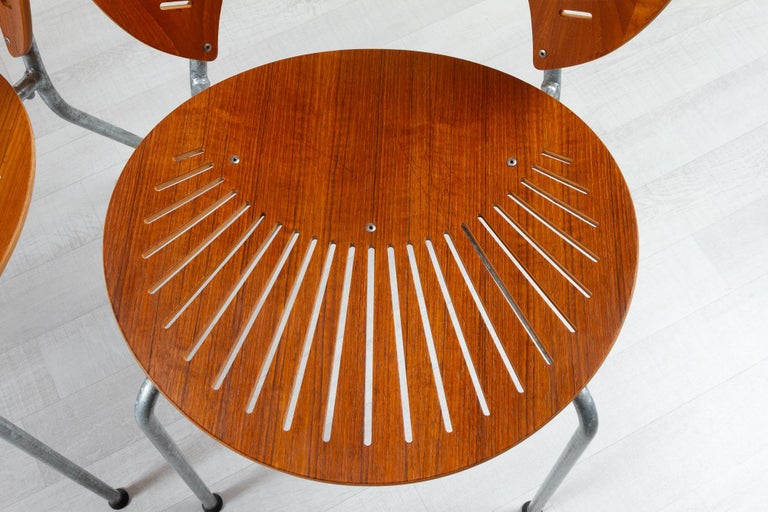 Trinidad Teak Dining Chairs by Nanna Ditzel 1990s Set of 6 For Sale 3
