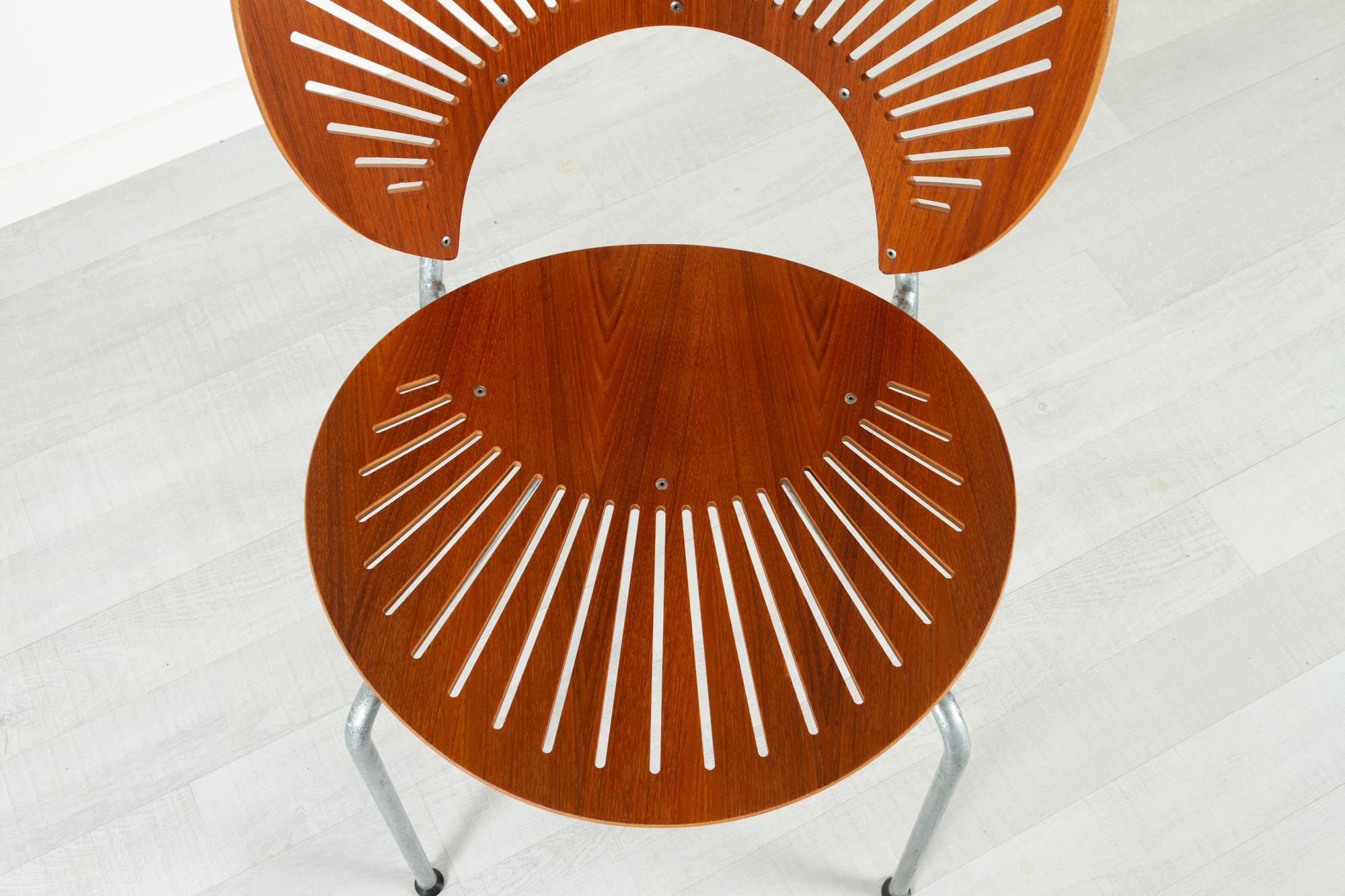 Set di 8 sedie da pranzo Trinidad in teak di Nanna Ditzel 1990s in vendita 4