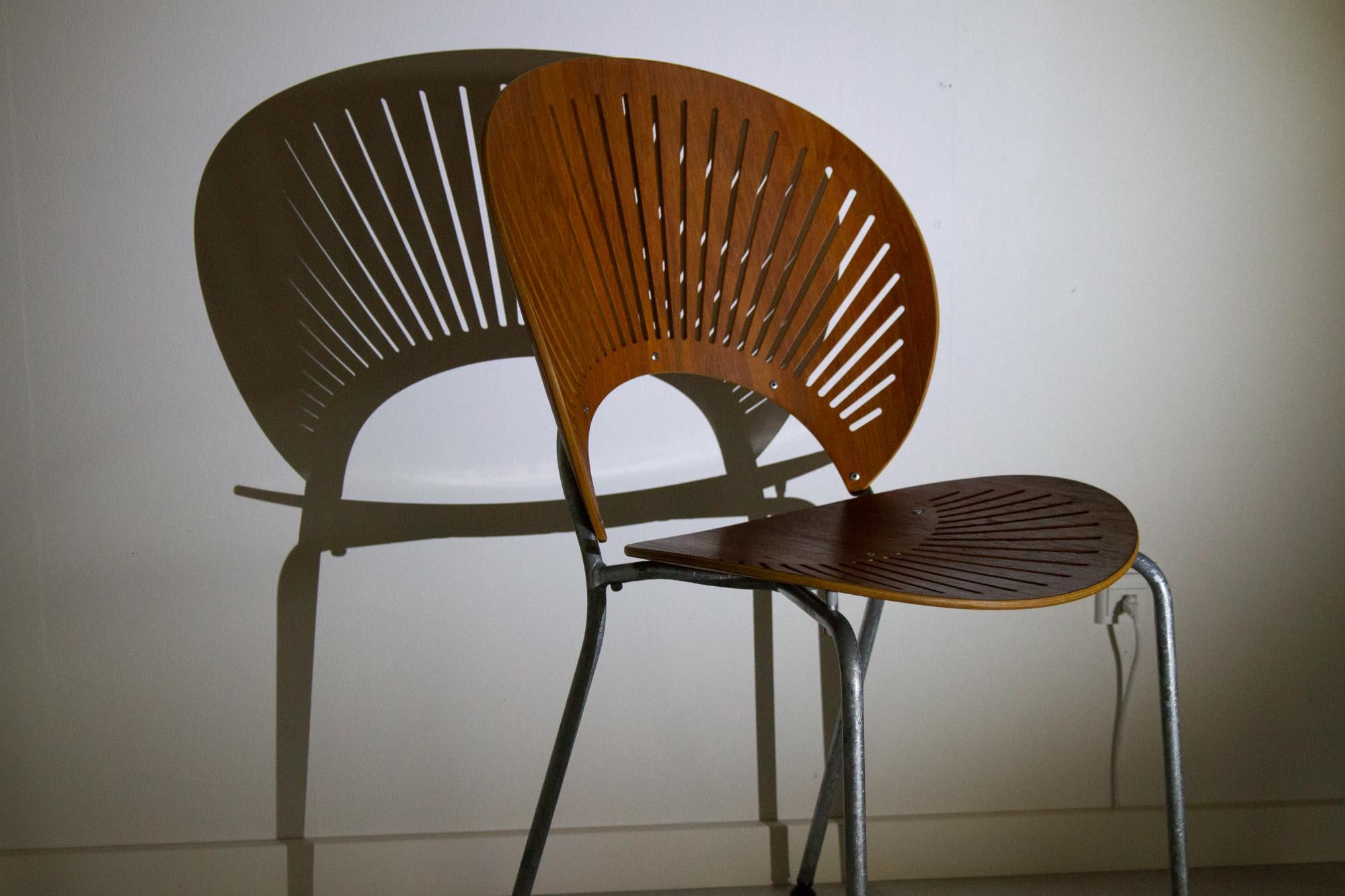 Chaises de salle à manger en teck Trinidad de Nanna Ditzel, ensemble de 8 pièces, années 1990 en vente 7