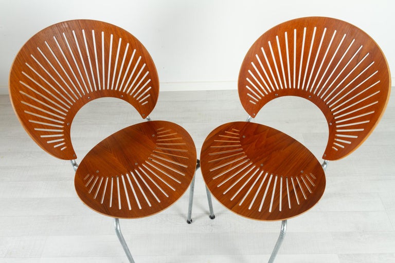 Trinidad Teak Dining Chairs by Nanna Ditzel 1990s Set of 8 For Sale 2