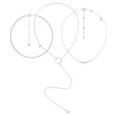 Trinique Necklace Set in 925 Sterling Silver & Freshwater Pearls by O Sh