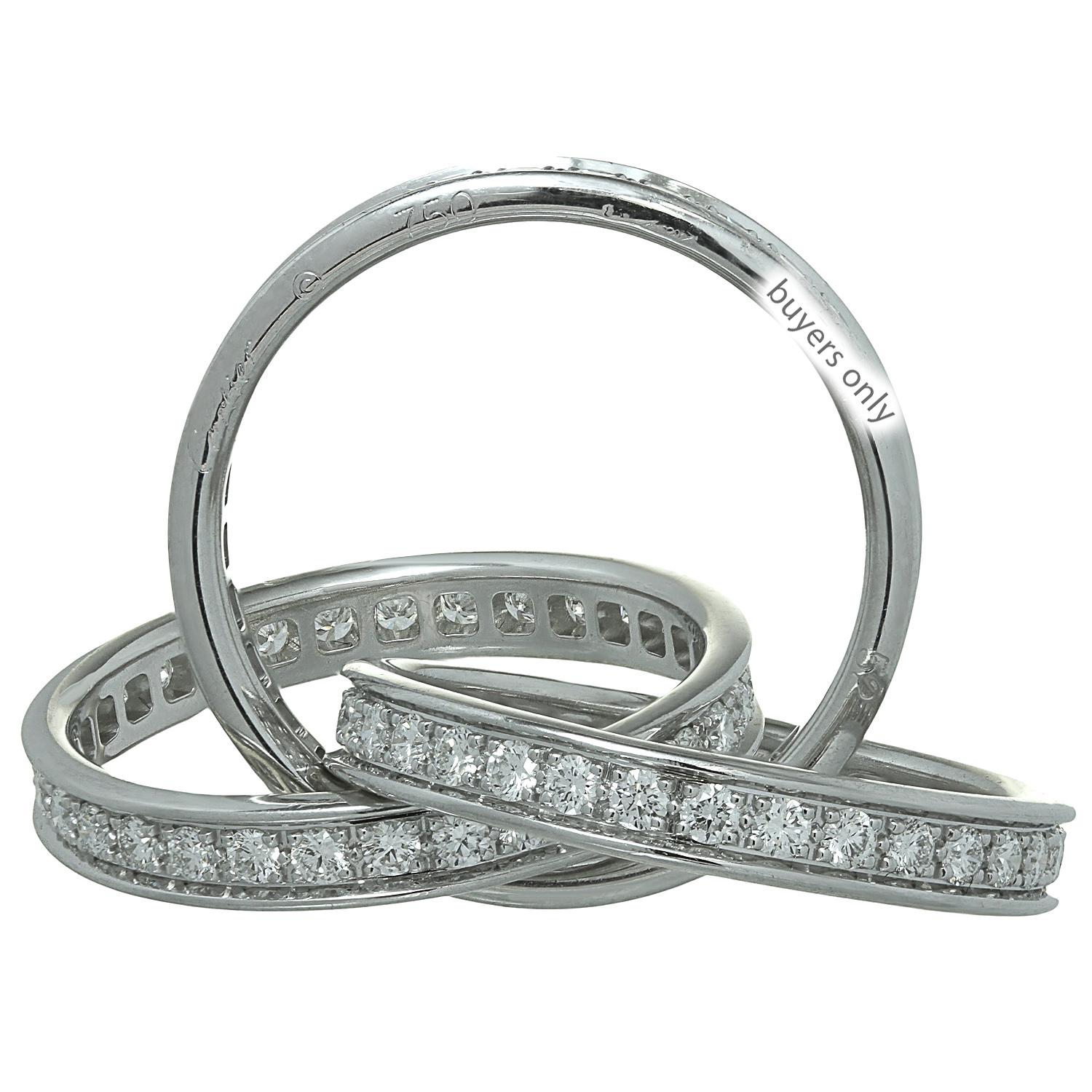 cartier trinity ring 6 band