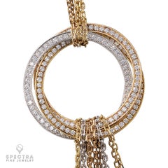Collier de diamants multibrins Vintage Trinity de Cartier