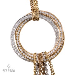 Collar de diamantes de varias vueltas Trinity de Cartier Vintage