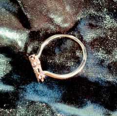 Trinity Diamond Ring in 18 Karat White Gold