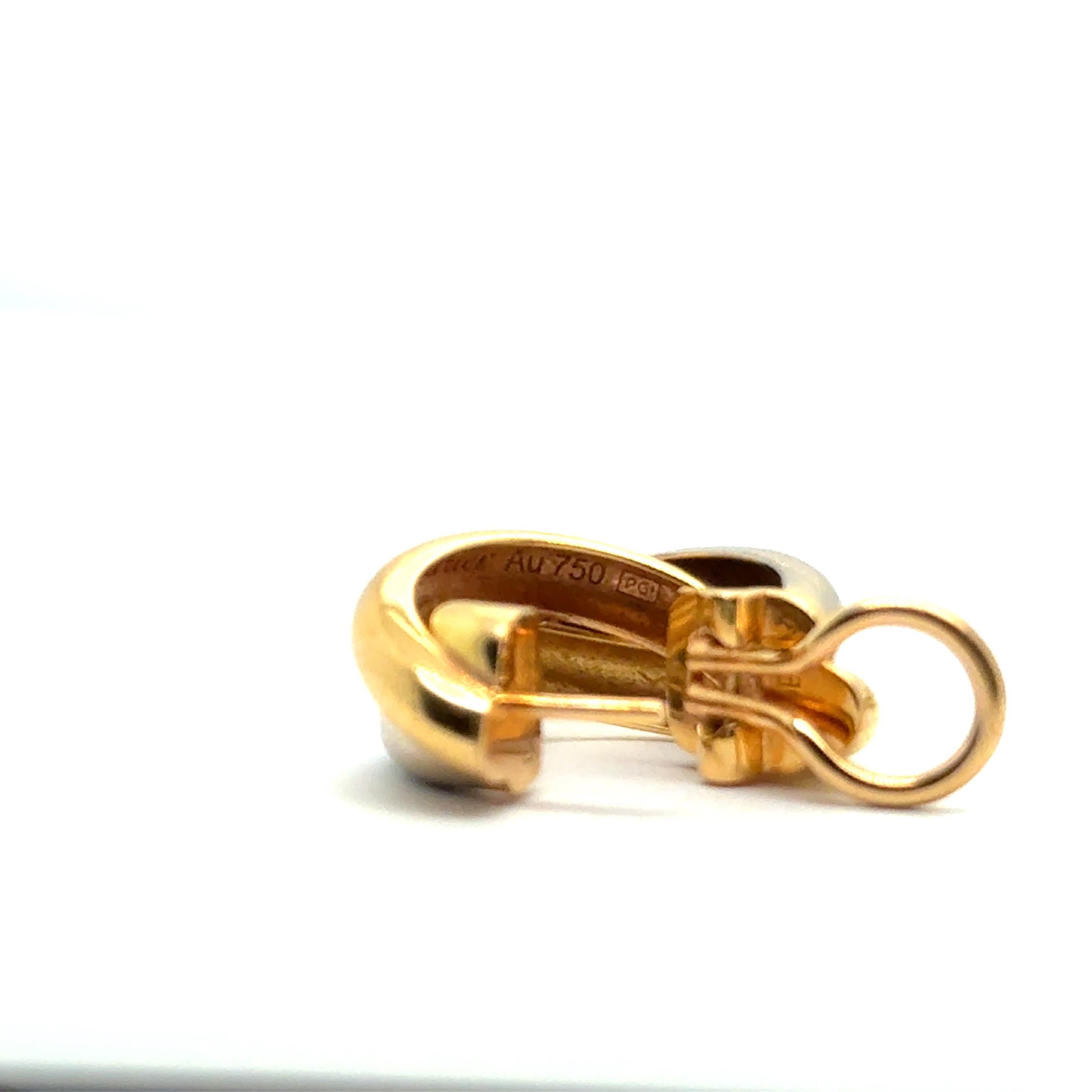 Trinity Earrings in 18 Karat White, Yellow, Rose Gold by Cartier For Sale 7