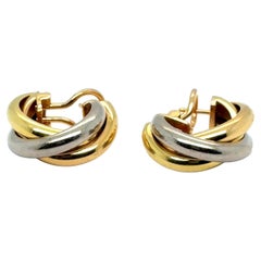 Trinity Earrings in 18 Karat White, Yellow, Rose Gold by Cartier