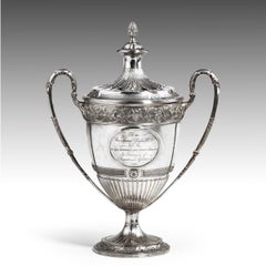 Trinity House silver presentation cup and cover 1795