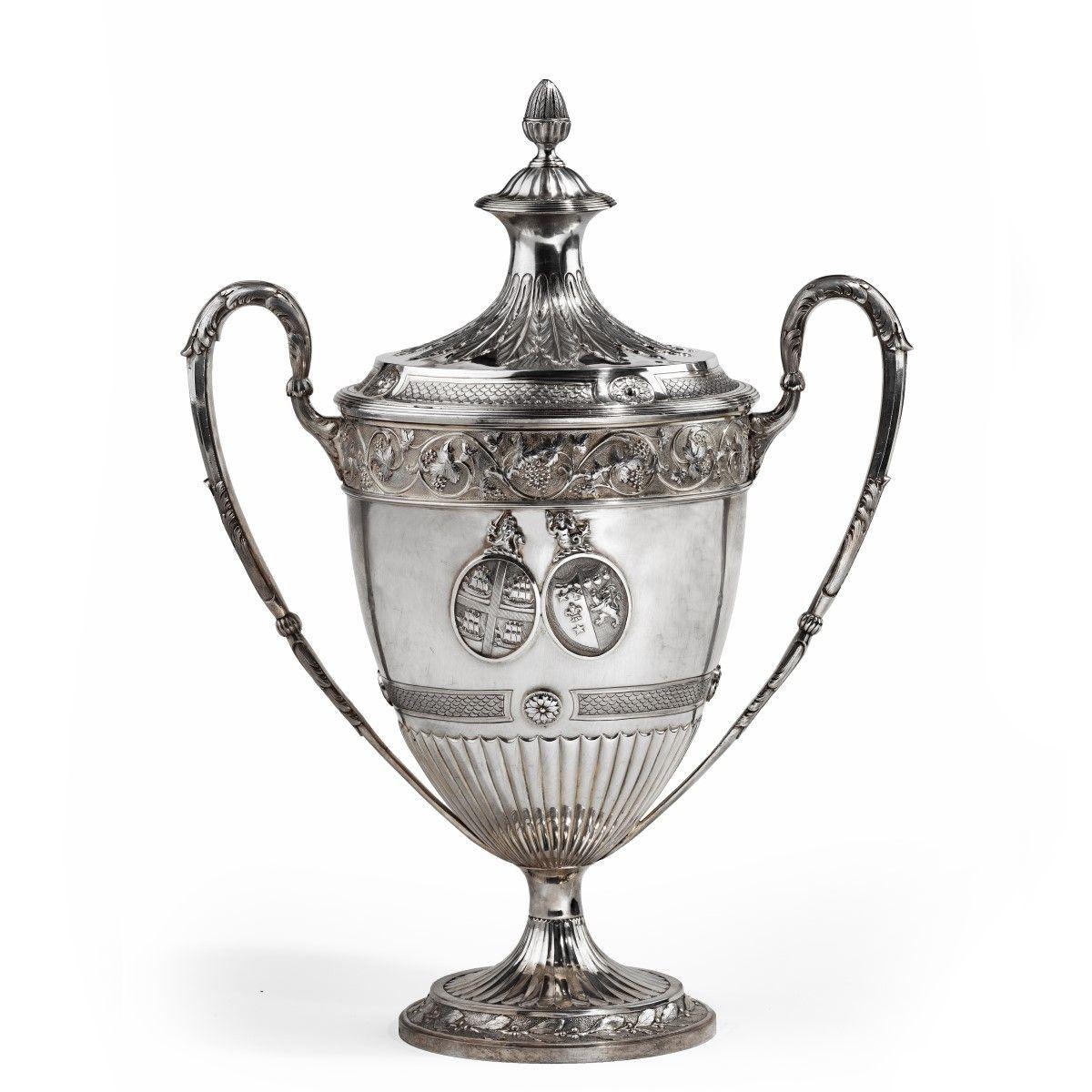 English Trinity House silver presentation cup and cover 1795 For Sale