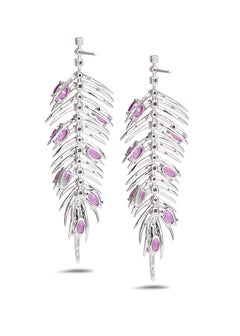 Trinity Spinel and Diamond Earrings