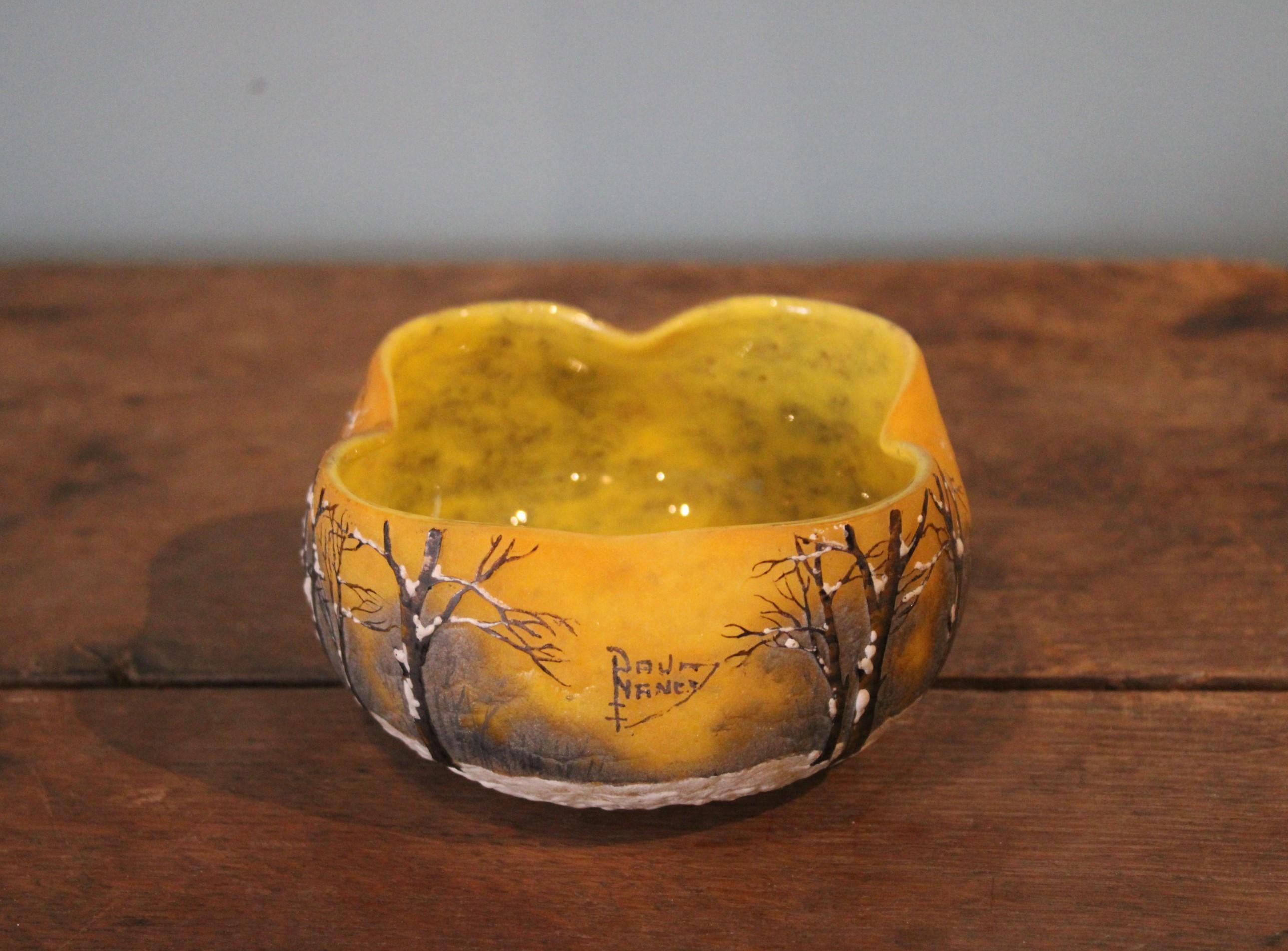 Trinket Bowl Daum Nancy In Excellent Condition In Paris, FR