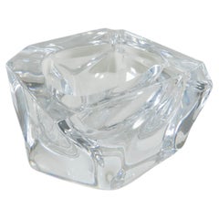 Trinket Bowl Polyhedron Crystal Daum, France