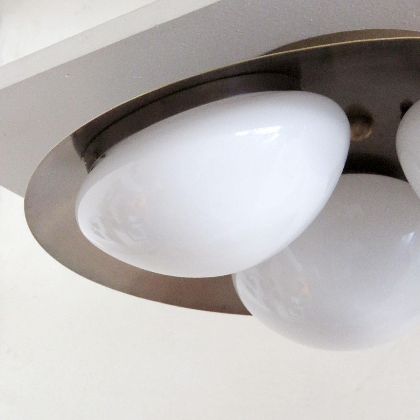 Patinated Trinova Flushmount Light by Gallery L7