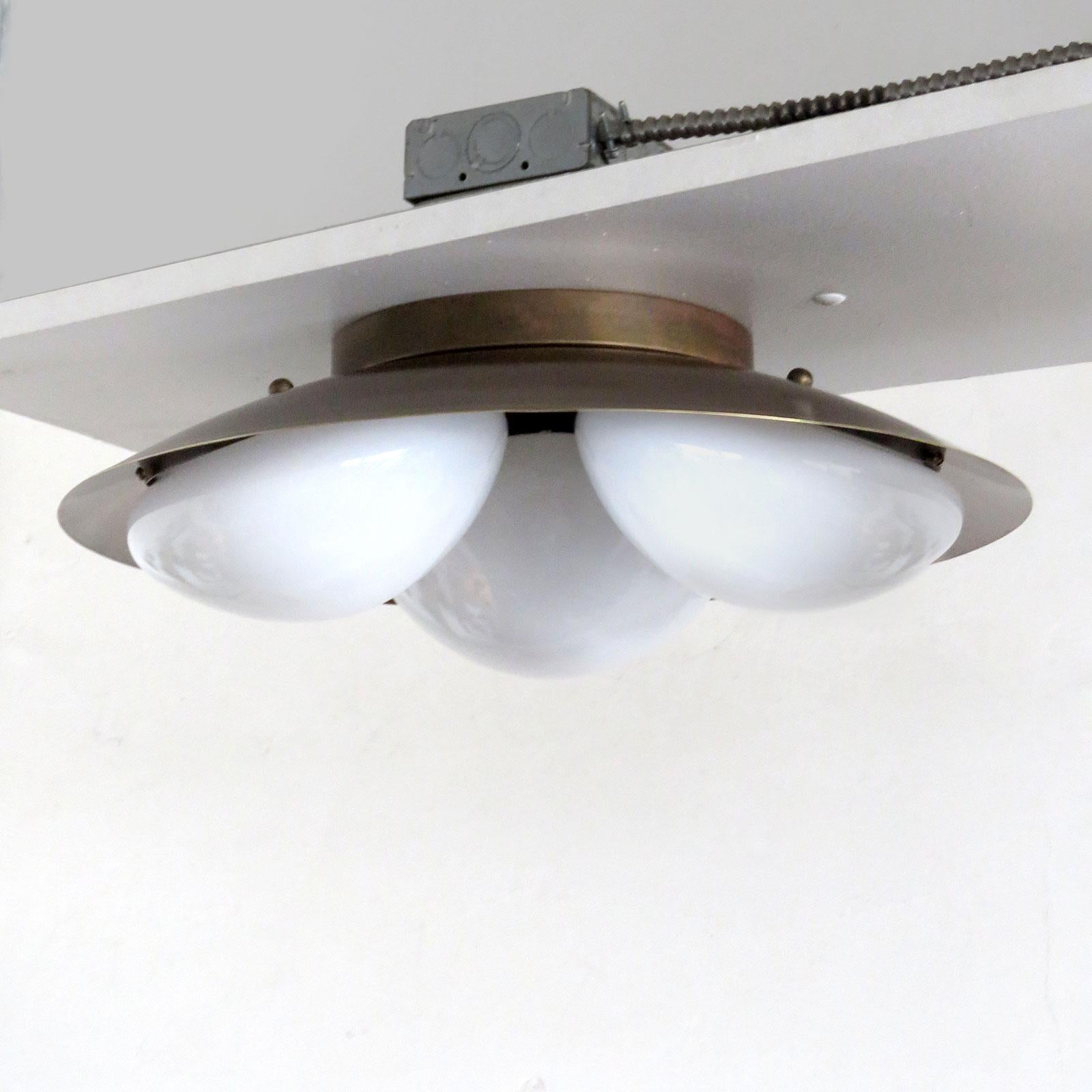 American Trinova Flushmount Light by Gallery L7 For Sale