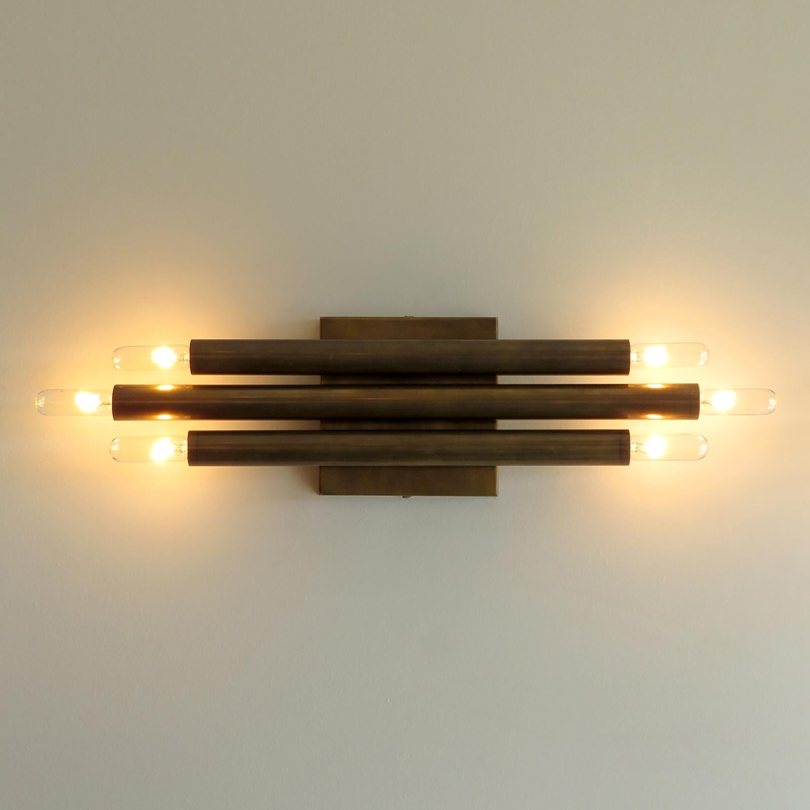 Brass Trinus Wall Lights by Gallery L7 For Sale