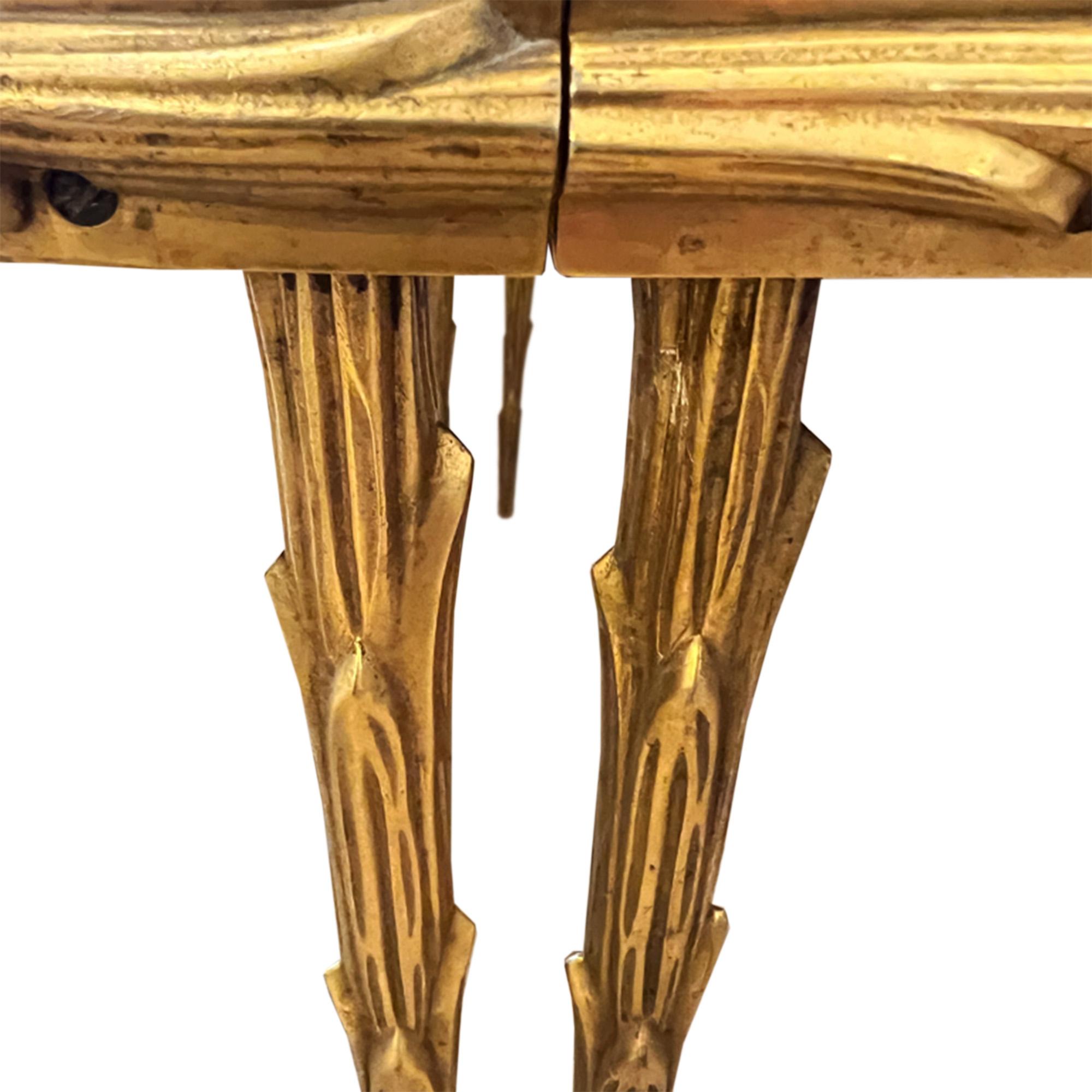 Mid-Century Modern Trio 1960s Tables, Coffee Table & 2 Sides Attributed to Maison Baguès
