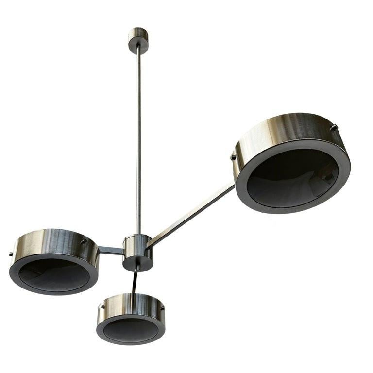 Mid-Century Modern Lampe à suspension Trio de Fabio Ltd en vente
