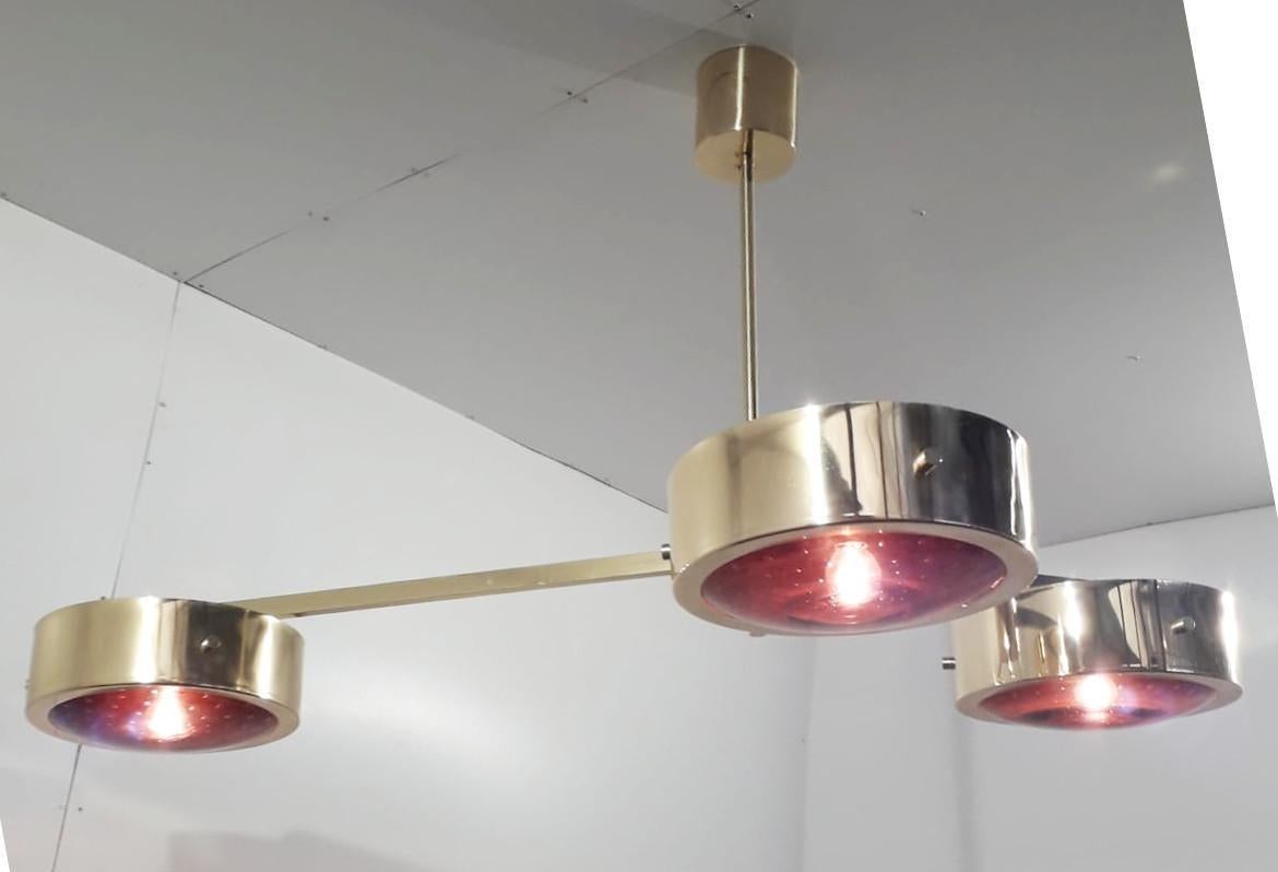 italien Lampe à suspension Trio de Fabio Ltd en vente