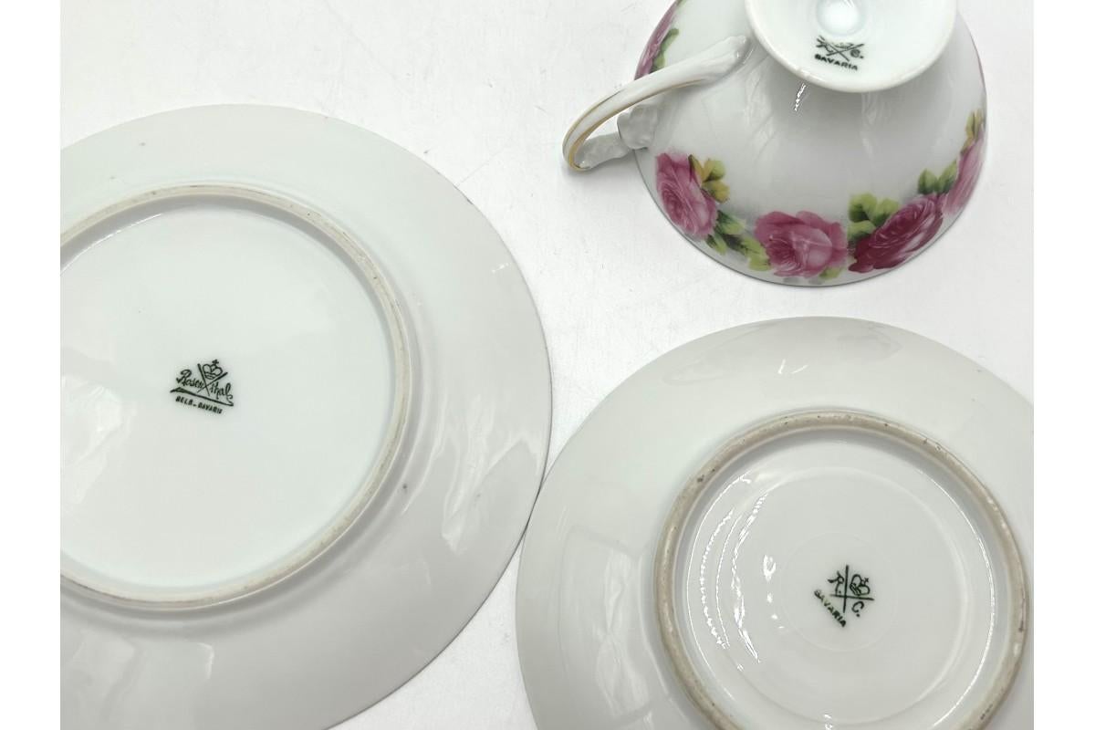 Trio breakfast set, Rosenthal Empire, Chrysantheme Cacilie, 1898-1904 4