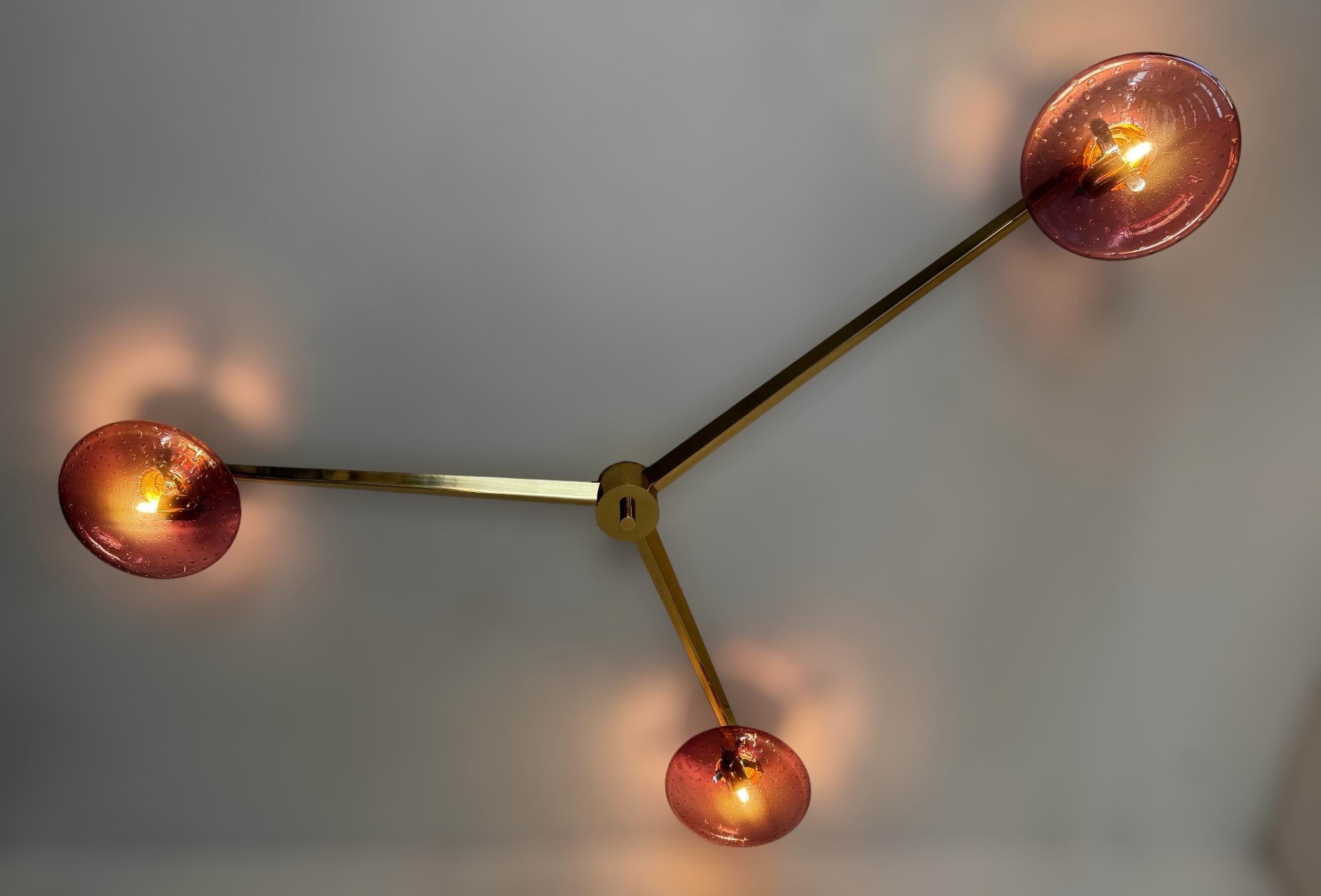 Trio Filo Shade Flush Mount by Fabio LTD Neuf - En vente à Los Angeles, CA