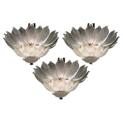 Trio Majestic Venetian Ceiling lights. Murano