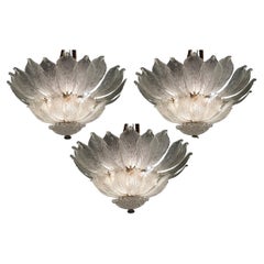 Vintage Trio Majestic Venetian Ceiling lights. Murano 