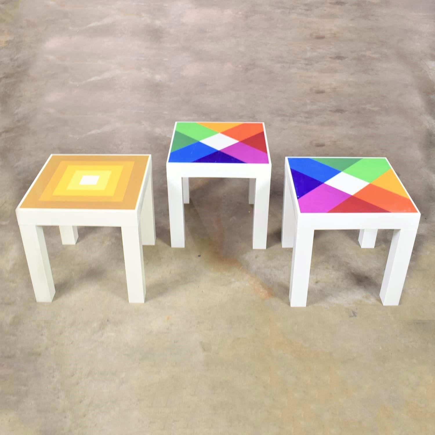 plastic parsons table