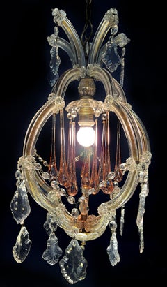 Trio Murano Chandelier 1950s