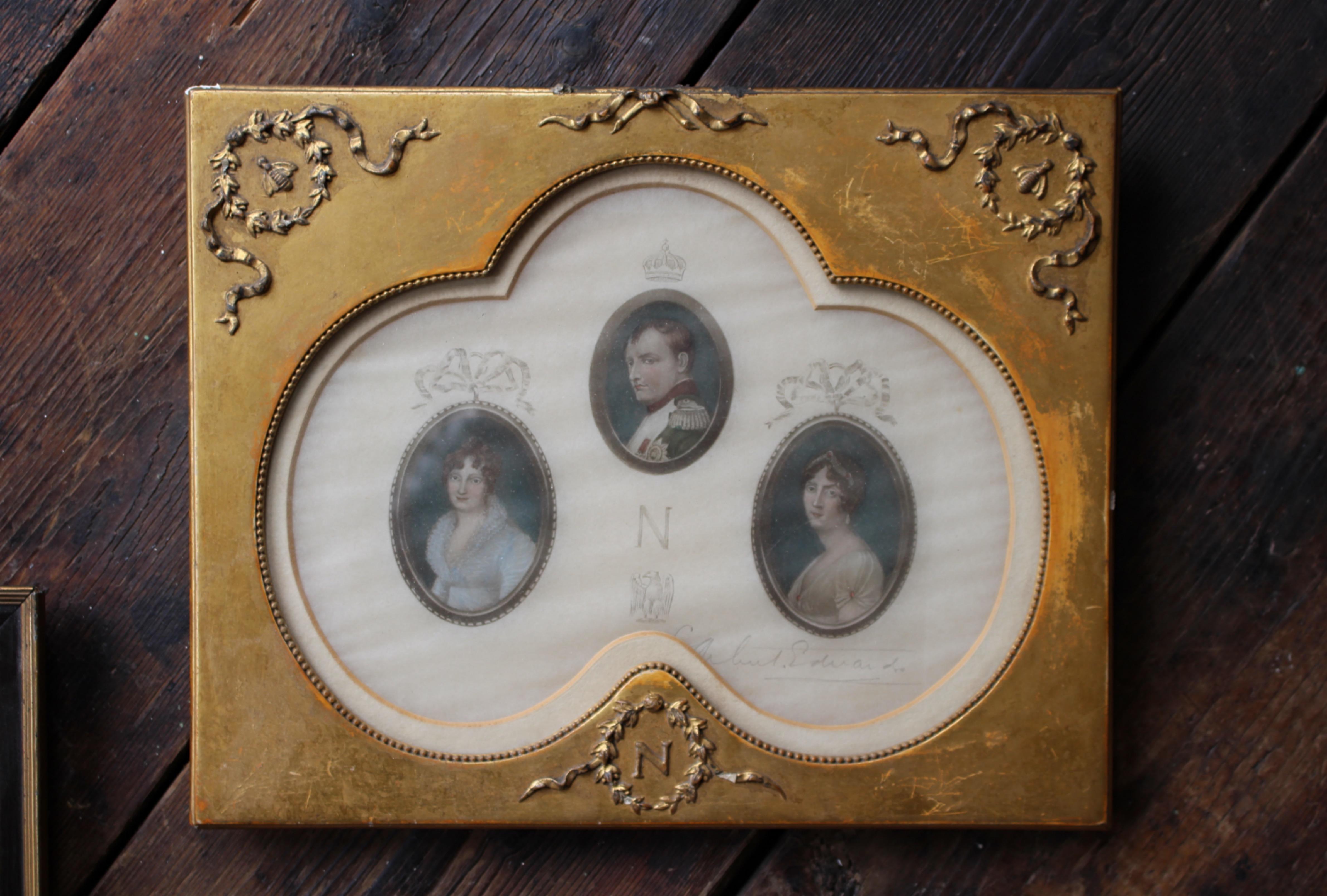 Trio of 19th Century Prints of Napoleonic Interest Napoleon Bonaparte 3