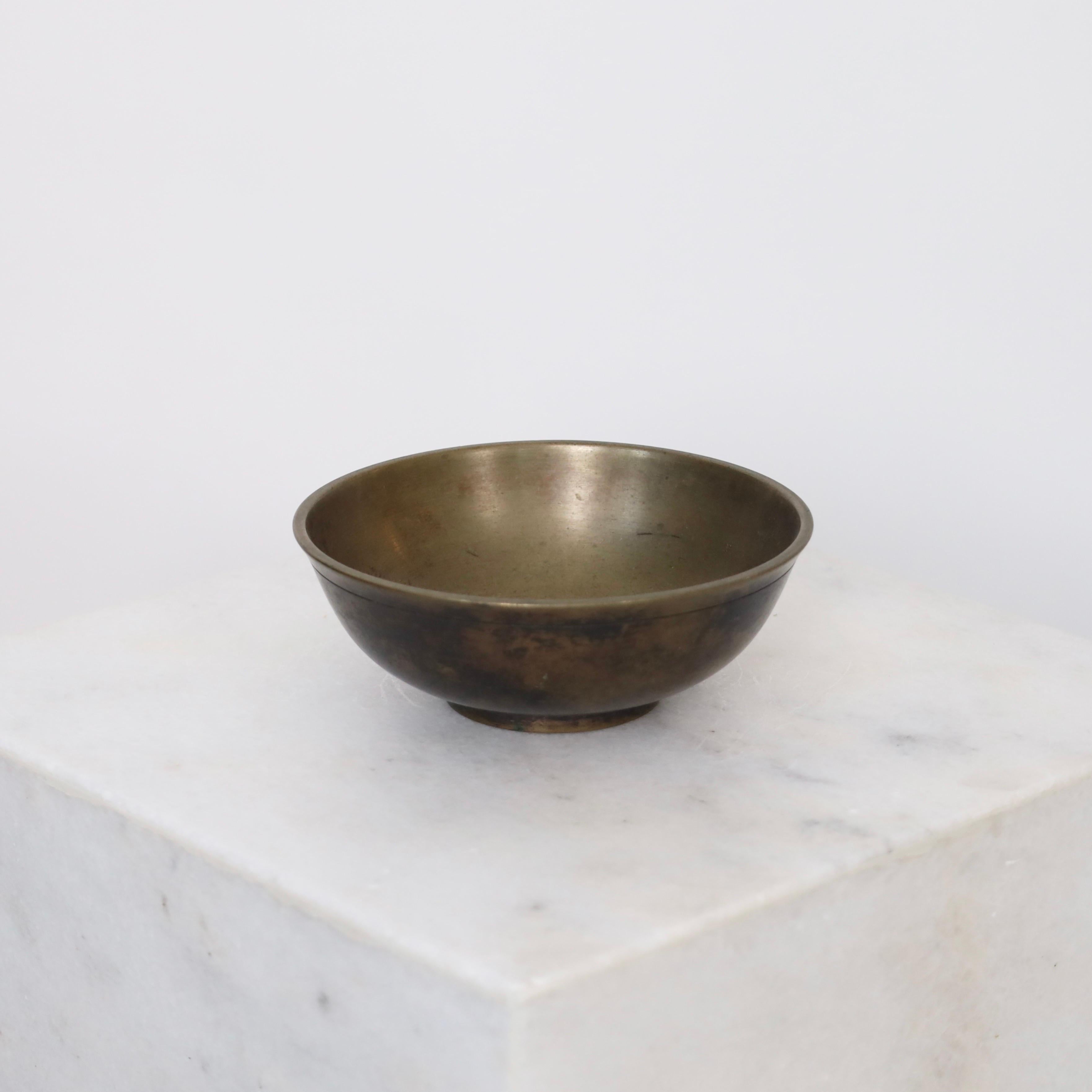 Trio of Art Deco Bronze Bowls by Just Andersen, 1930s, Denmark For Sale 5