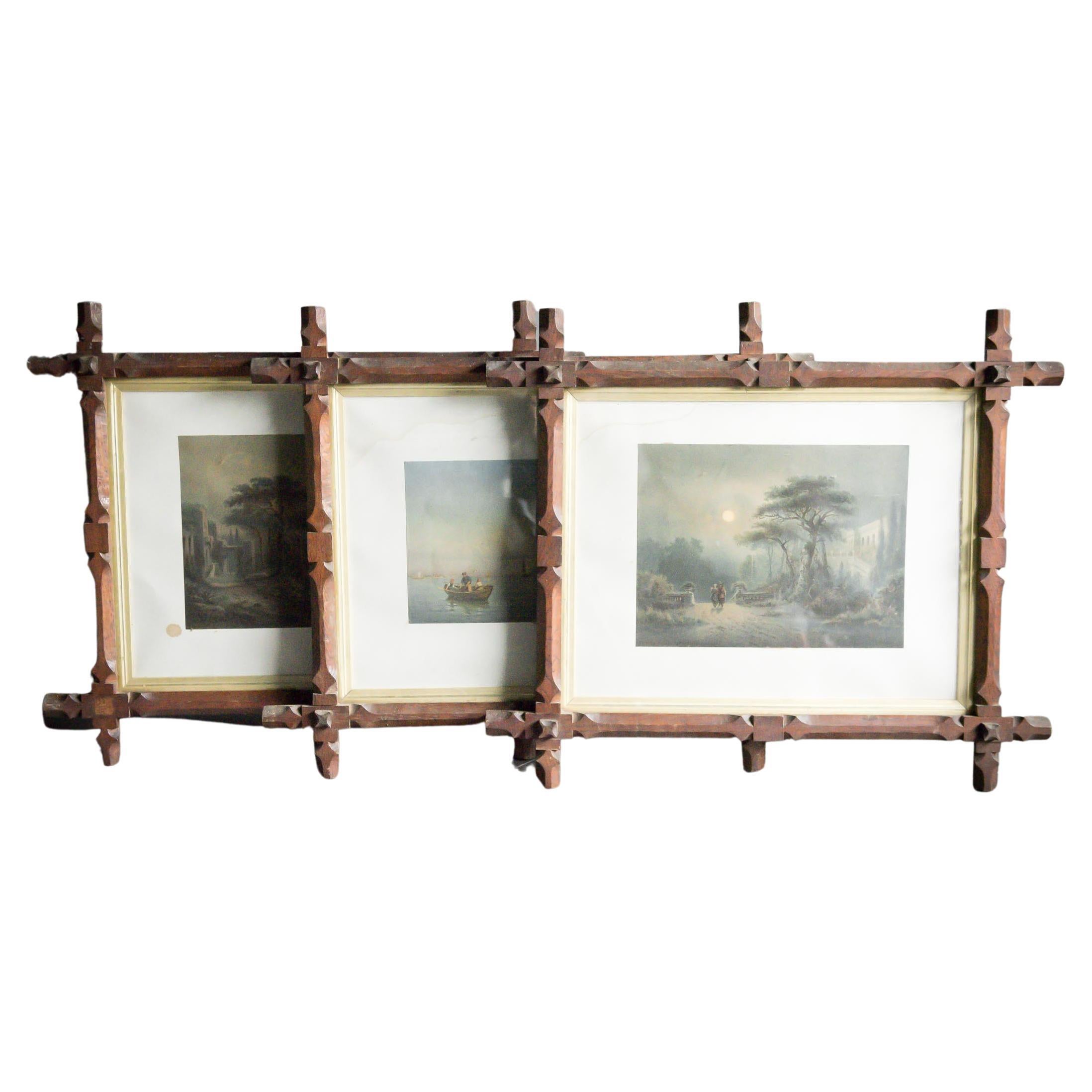 Trio of Crossover Frames For Sale