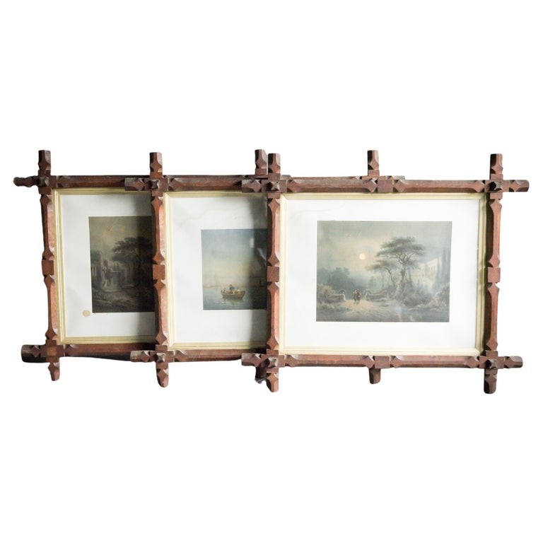 Trio of Crossover Frames For Sale at 1stDibs
