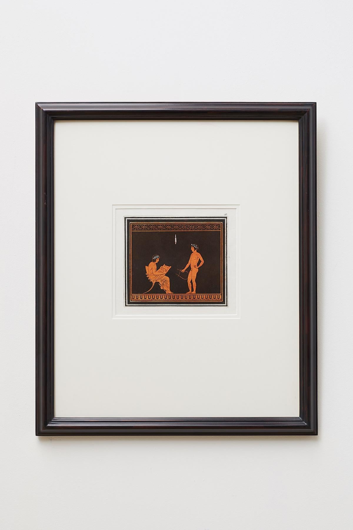 Trio englischer William Hamilton-Stickerei neoklassizistischer Stiche (Neoklassisch)