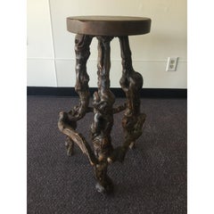 Trio of Fascinating Organic Modern Grape Vine French Bar Stools