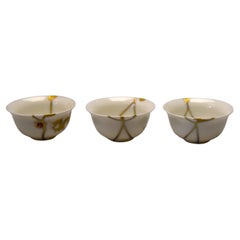 Trio of Kintsugi Sake Cups