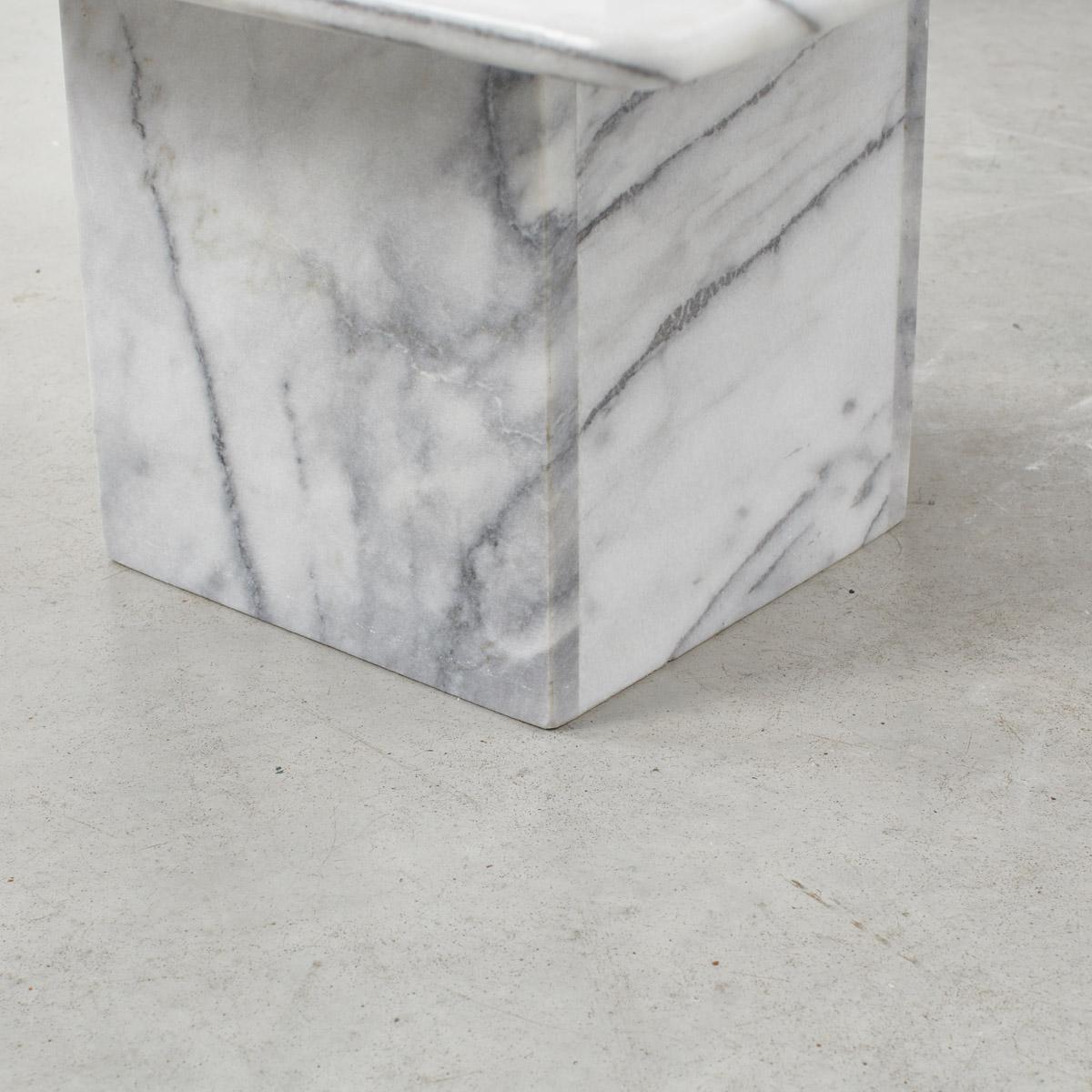 Trio of Marble Side Tables, Italy, 1970s 5