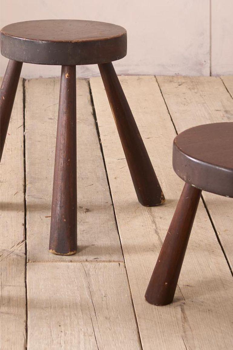 Trio of mid century stools In Excellent Condition For Sale In Malton, GB