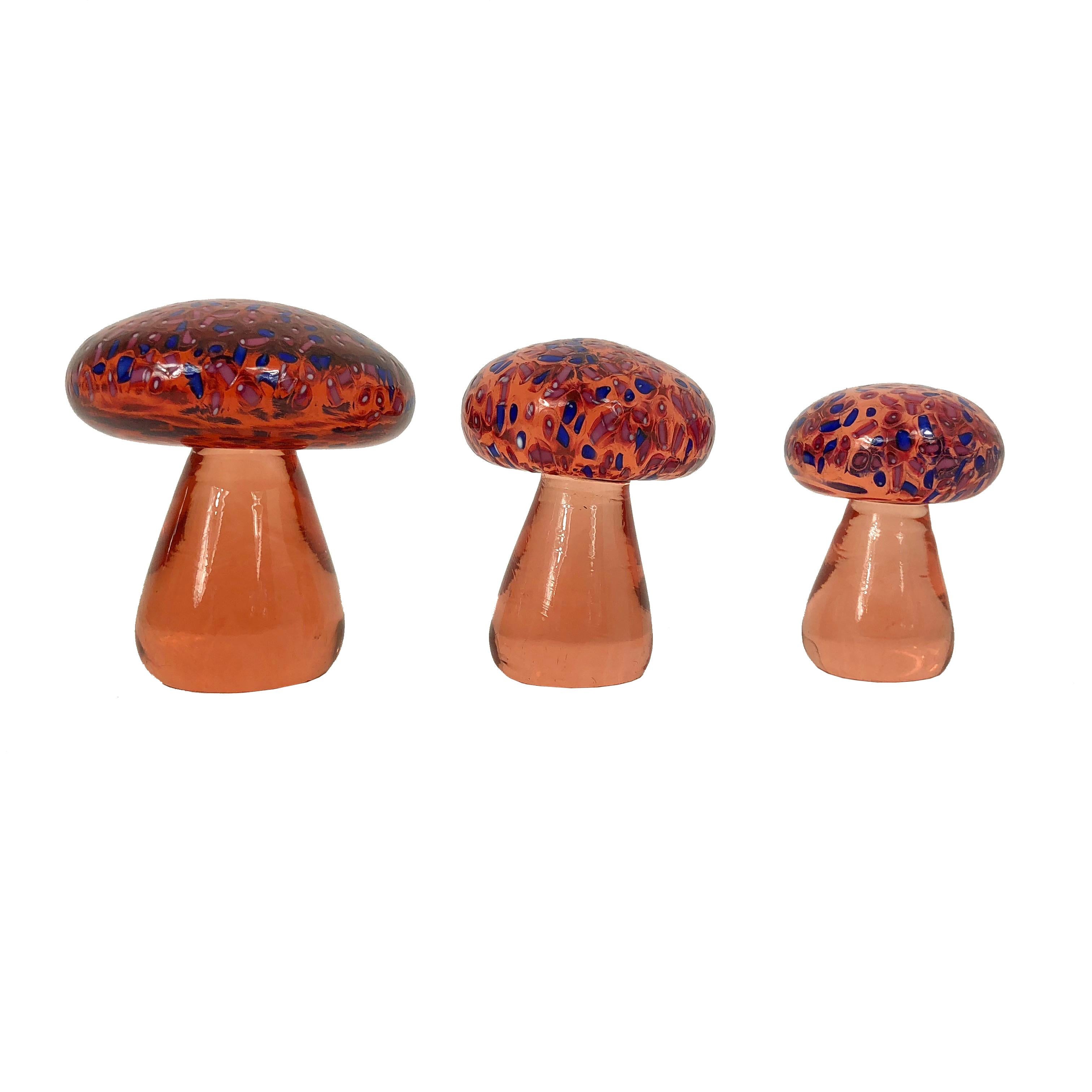 murano mushroom paperweight