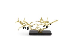 Trio d'objets for Objects for Branch en laiton et granit