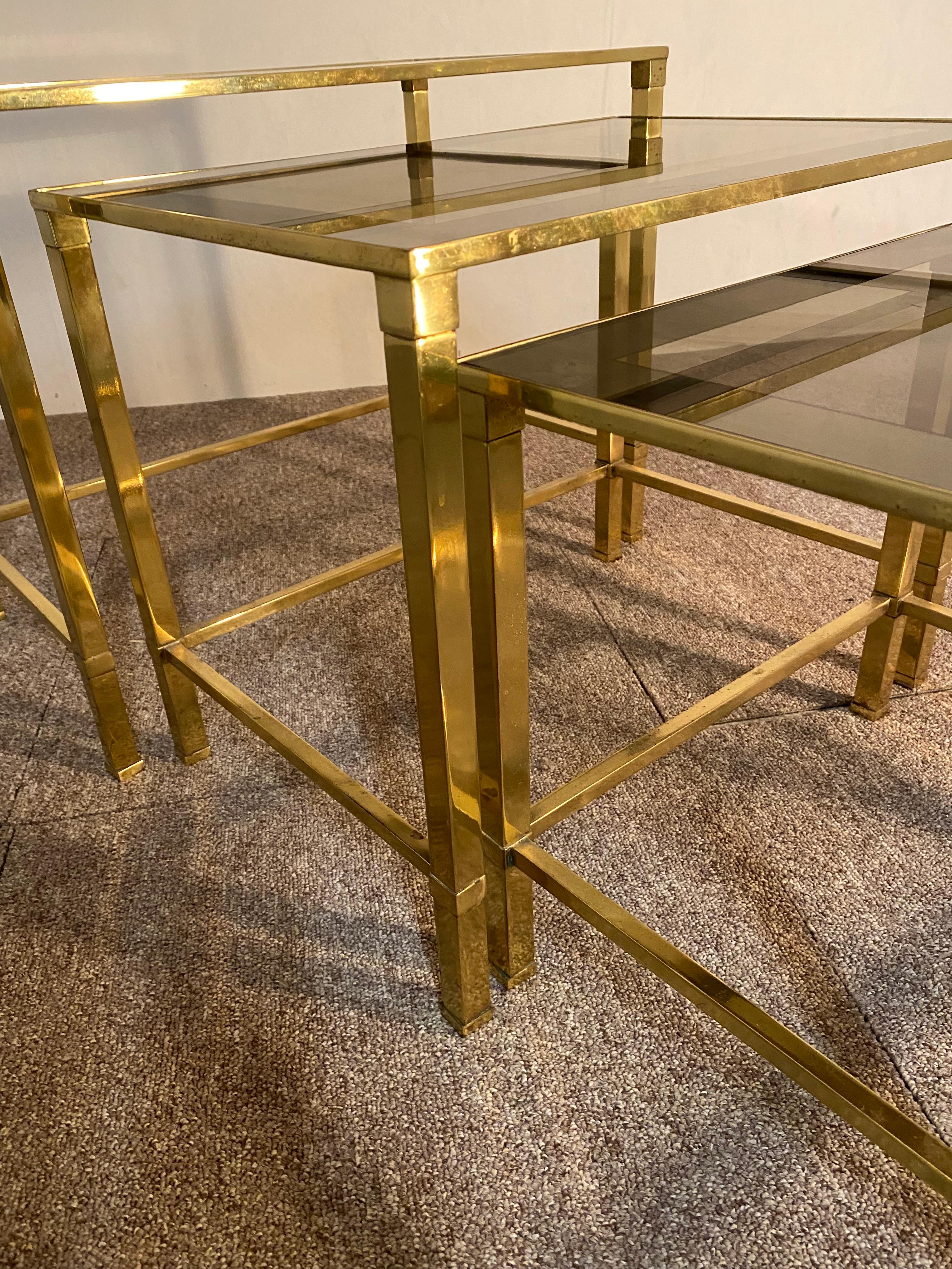 Aesthetic Movement Trio of Tables, 1970, Italy For Sale