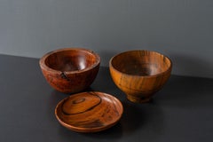 Trío de cuencos torneados de Wood Studio