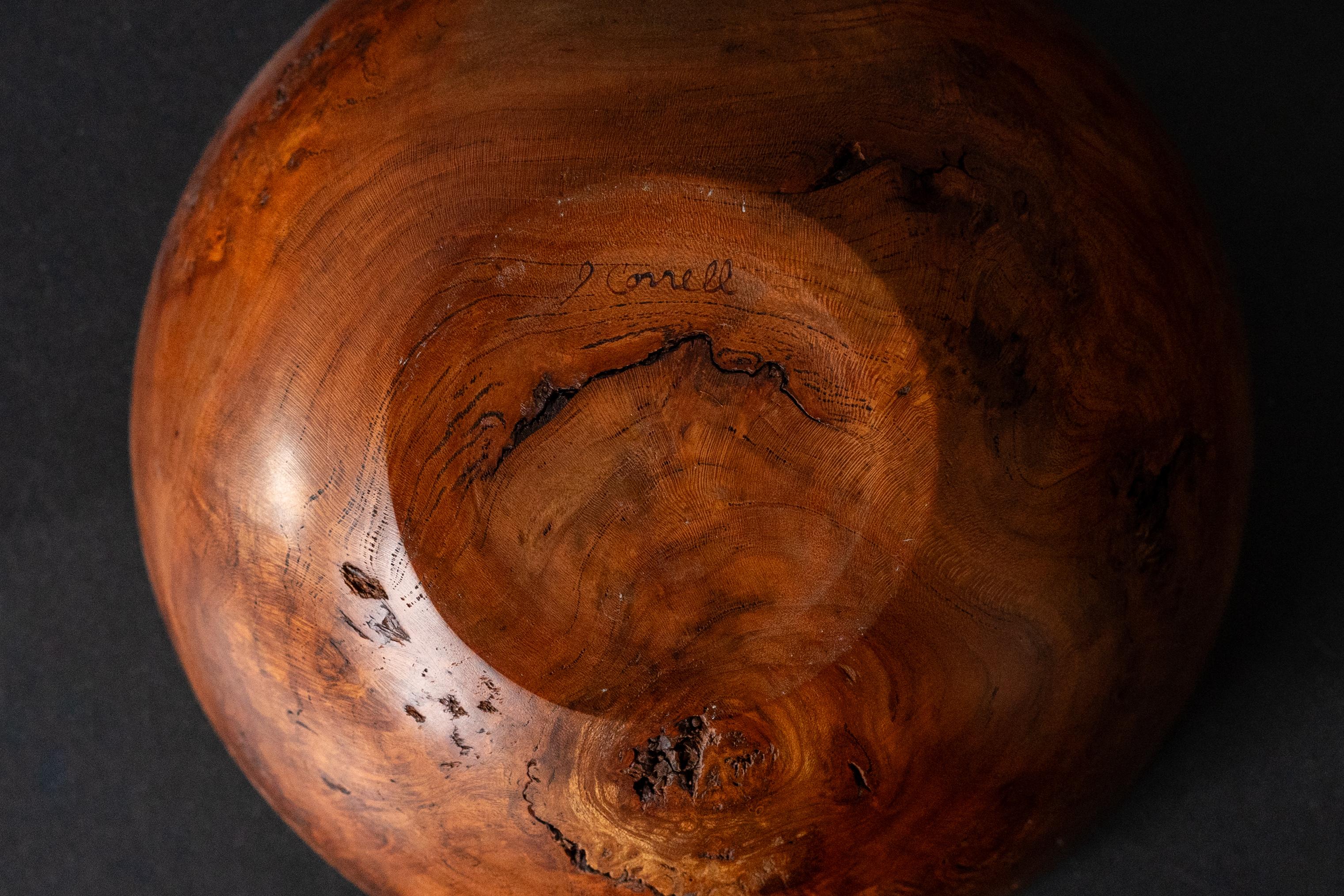 Trio of Turned Wood Studio Bowls For Sale 1