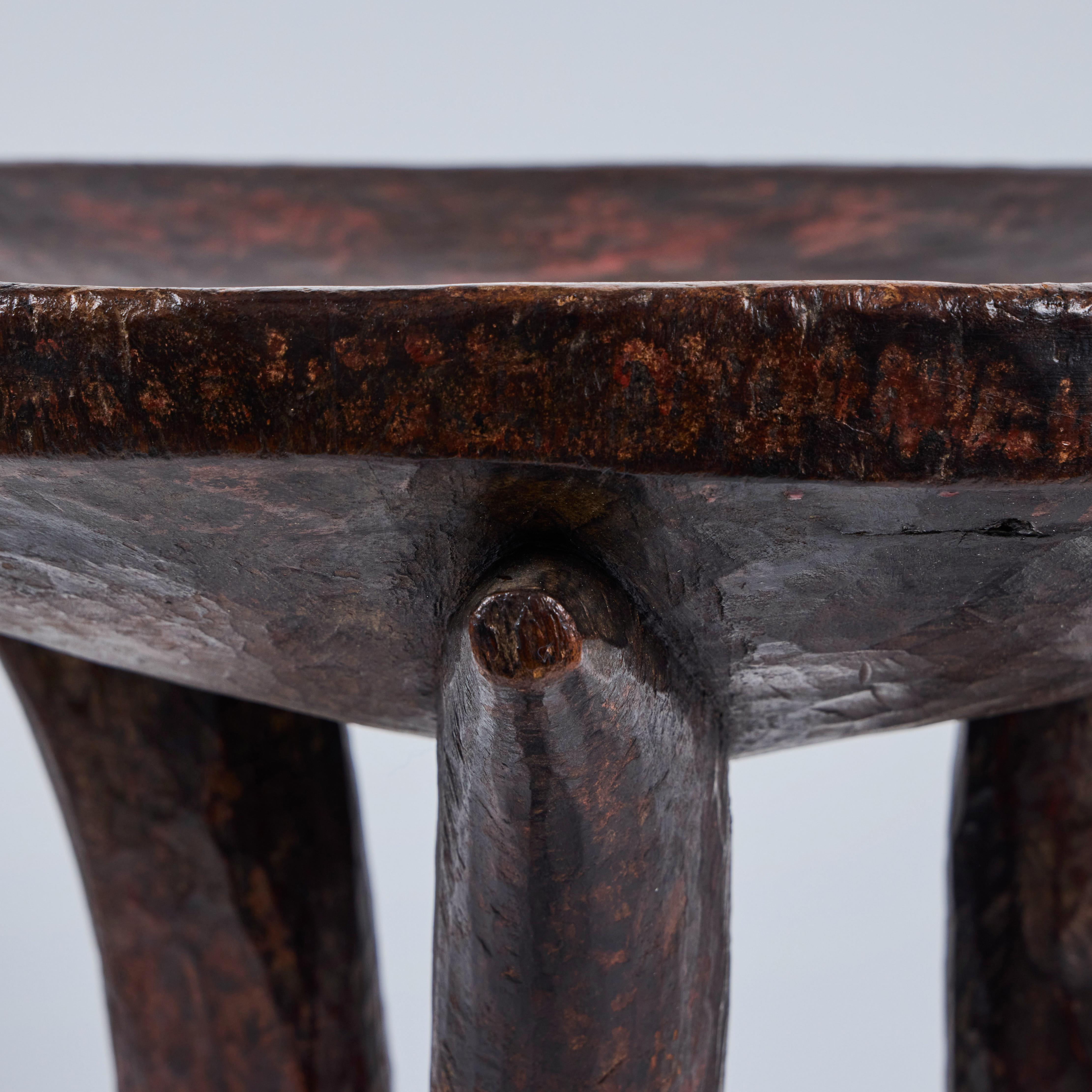 Trio of Vintage African Stools (Ethiopian) For Sale 1